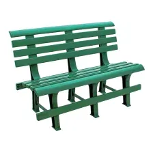 Скамья садовая Стандарт Пластик Групп №2 120-0038 (зеленый)