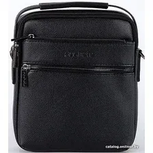 Мужская сумка Poshete 250-5188-3-BLK (черный)
