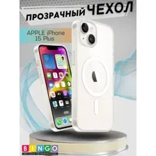 Чехол для телефона Bingo Clear Magnetic для APPLE iPhone 15 Plus (прозрачный)