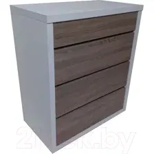 Комод Анрат К 900 (белый/дуб трюфель)