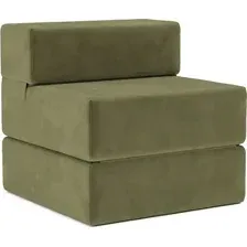 Бескаркасное кресло-кровать Mebel-Ars Алерия (Cabrio 29 зеленый)