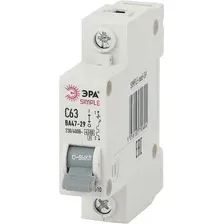 Выключатель автоматический ЭРА Simple-Mod-9 ВА 47-29 1P 63А 4.5кА C Б0039226