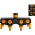 Разветвитель для шланга 4-канальный 3/4″ и 1″ STARTUL METSA (ST6013-19)
