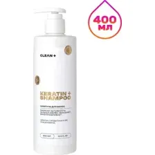 Шампунь для волос Clean+ Keratin+ (400мл)
