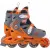 Роликовые коньки Ridex Swipe Orange S (р. 31-34, оранжевый/серый)
