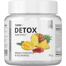 Комплексная пищевая добавка 1WIN Detox Slim Effect с ягодами годжи (80г, манго/ананас)