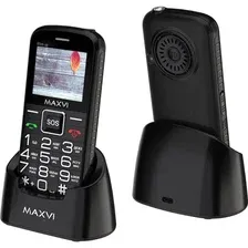 Кнопочный телефон Maxvi B5ds up (черный)