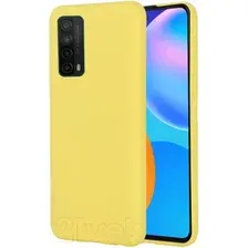 Чехол-накладка Case Cheap Liquid для Huawei P Smart 2021 (желтый)