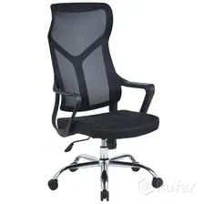 Офисное кресло SitUp Work chrome (сетка black/black)