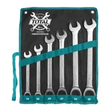 Набор ключей комбинированных с трещоткой TOTAL THT102RK061 (6 шт)