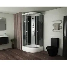 Душевая кабина Niagara NG-3504-14 90x90 (черный, мозаика стекло)