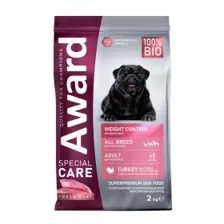Корм сухой AWARD SPECIAL CARE Weight Control для взрослых собак всех пород для контроля веса со свежим мясом индейки 2кг