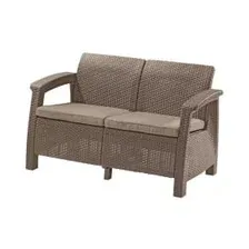 Скамья Keter Corfu II Max Love Seat 258978 (капучино)