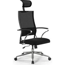 Офисное кресло Metta ErgoLife Sit Air-180 B2-290K (черный/хром)