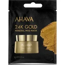 Маска для лица кремовая Ahava 24k Gold Mud Mask (6мл)