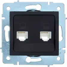 Розетка Lezard Asti 7081-4288-141 (черный бархат)