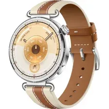 Умные часы Huawei Watch GT 6 41 мм (серебристый, с коричневым кожаным ремешком, международная версия)