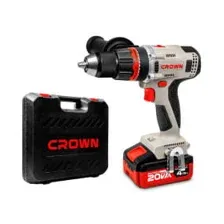 Дрель-шуруповерт аккумуляторная CROWN CT21090HMX-4 BMC