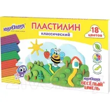 Пластилин Юнландия 106432, 18 цветов