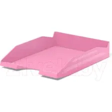 Лоток для бумаг Erich Krause Office Pastel / 55542 (розовый)