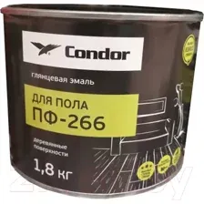 Эмаль для пола ПФ-266 красно-коричневая,1,8кг