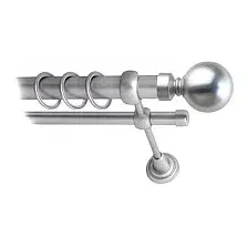 Карниз для штор Lm Decor Шар большой 059 2р гладкий 25/16мм (сатин, 2м)