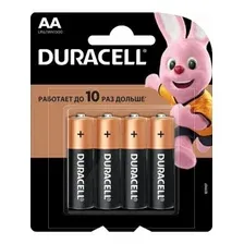Батарейка АА DURACELL Basic 1,5 V алкалиновая 4 штуки