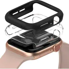 Чехол Ringke Slim для Apple Watch Se3/Se2/Se/6/5/4 40mm Clear(1шт) + Black(1шт)