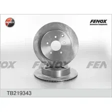 Тормозной диск FENOX TB219343 вентилируемый , задняя ось