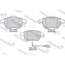 Тормозные колодки дисковые передняя ось MANDO MBF015477