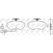 Тормозные колодки дисковые передняя ось NIBK PN0023W