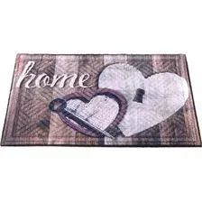 Коврик грязезащитный Multy Home Lima 43x63 / SH50001582 (сердца)