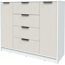 Тумба Интерлиния Концепт Лайн КТ-Т120 (белый платинум/кашемир)