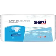 Подгузники для взрослых Seni Super Classic Medium (30 шт)