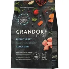 Сухой корм для собак Grandorf Adult Mini Breeds Fresh Turkey&Sweet Potat (3кг)