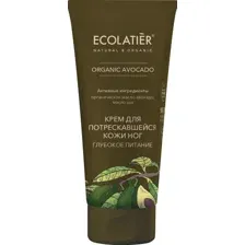 Ecolatier Крем для ног Green Avocado Глубокое питание для потрескавшейся кожи ног 100 мл