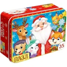 Пазл Puzzle Time Добрый Дедушка Мороз 7663050 (35 эл)