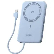 Внешний аккумулятор Ugreen Magflow Air Qi2 15W PB570 65839B 10000mAh (голубой)