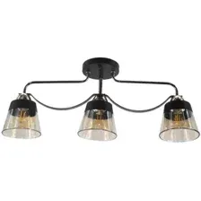 Люстра средней высоты Aitin Pro НПБ 02-3x60-101 6043/3 (черный/золото)