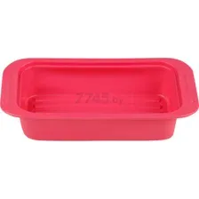 Форма для выпечки силиконовая прямоугольная 25х13,5х5 см PERFECTO LINEA Fruit Dove розовый (20-013429)