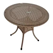 Стол садовый AIKO Deco 7035П круглый д.90 90х90х75