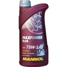 Трансмиссонное масло Mannol 75W-140 1 л Maxpower 4x4 8102 GL-5