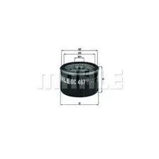 Масляный фильтр KNECHT/MAHLE OC 467