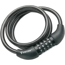 Велозамок Tonyon Кодовый 8x1000 / 567C-0810 (черный)