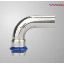 Фитинг Varmega Угольник 90 однораструбный Inox Press 28x28a VM711002828