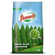 Удобрение Флоровит для туй граннулированное 3кг, мешок
