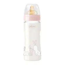 Бутылочка для кормления Chicco Original Touch Girl с латексной соской / 340728557 (330мл)