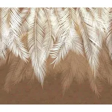 Фотообои Citydecor Пальмовые листья 300x260 (коричневые гранж)