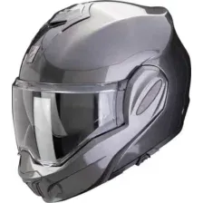 Мотошлем Scorpion Exo Exo-Tech Evo Pro Solid (р. 2XL, серый металлик)