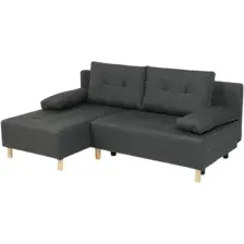 Диван угловой Mio Tesoro Норд 542 2ек-1пф BoxWel (627 темно-серый)
